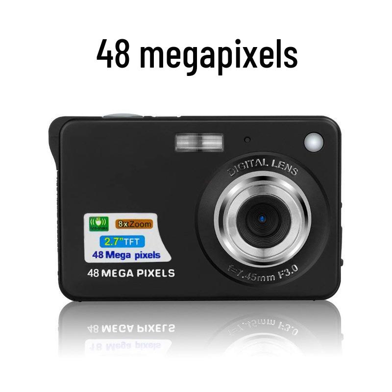 Retro HD CCD Digital Camera for Students - Entry-Level Vlog Camcorder