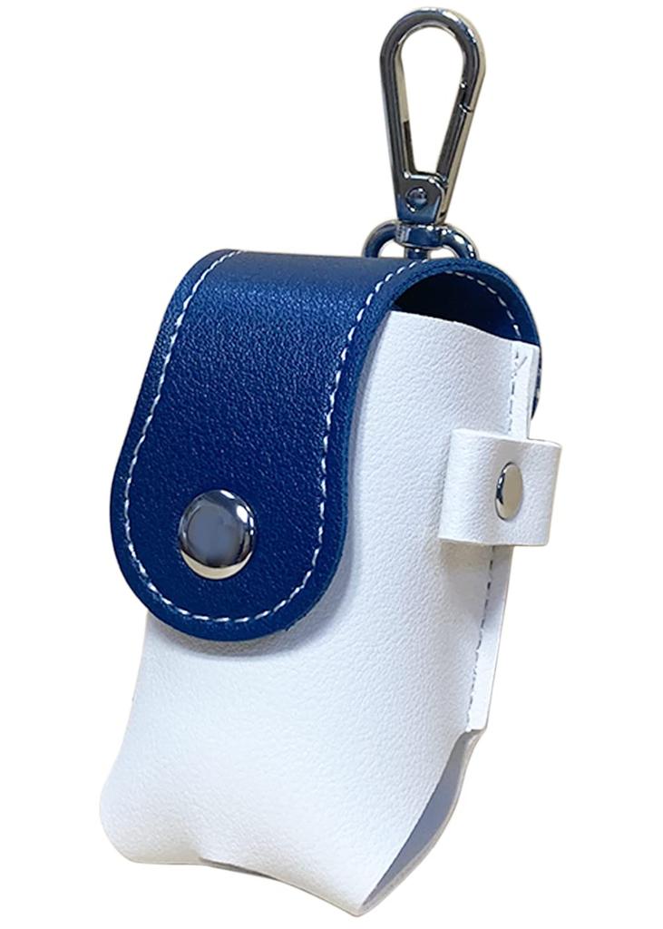 Golf Ball Case Colors Belt Carabiner Accessory Case for Golf Equipment [4 Available] (Navy)