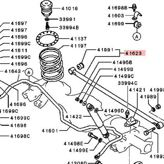 Compatible Rear Tie Rod for Pajero/Montero 10-16 (Part Numbers: 4121A098, MN103559)