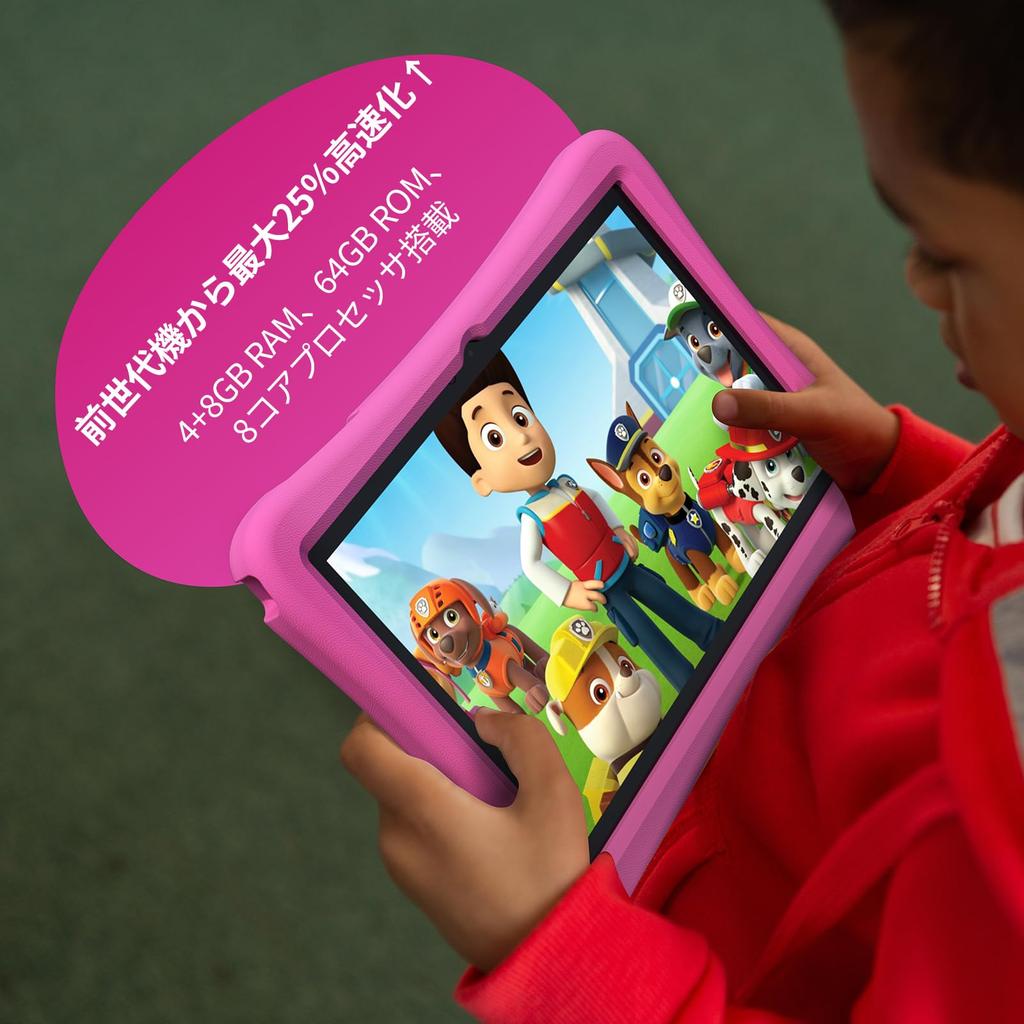 PlimPad Kids a Tablet with 8 Kids Space YouTube Kids Unlimited Access To Thousands of 6000mAh 12GB RAM 64GB ROM 5G WiFi Charging Time and an EVA Case