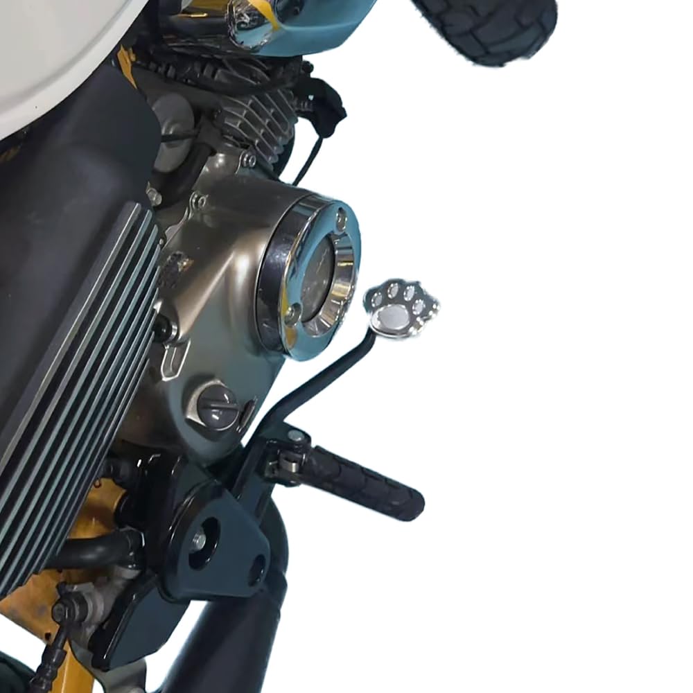 Copripedale Frizione in Alluminio Rapido per Honda DAX125 Mr. (Nero) (ST125)