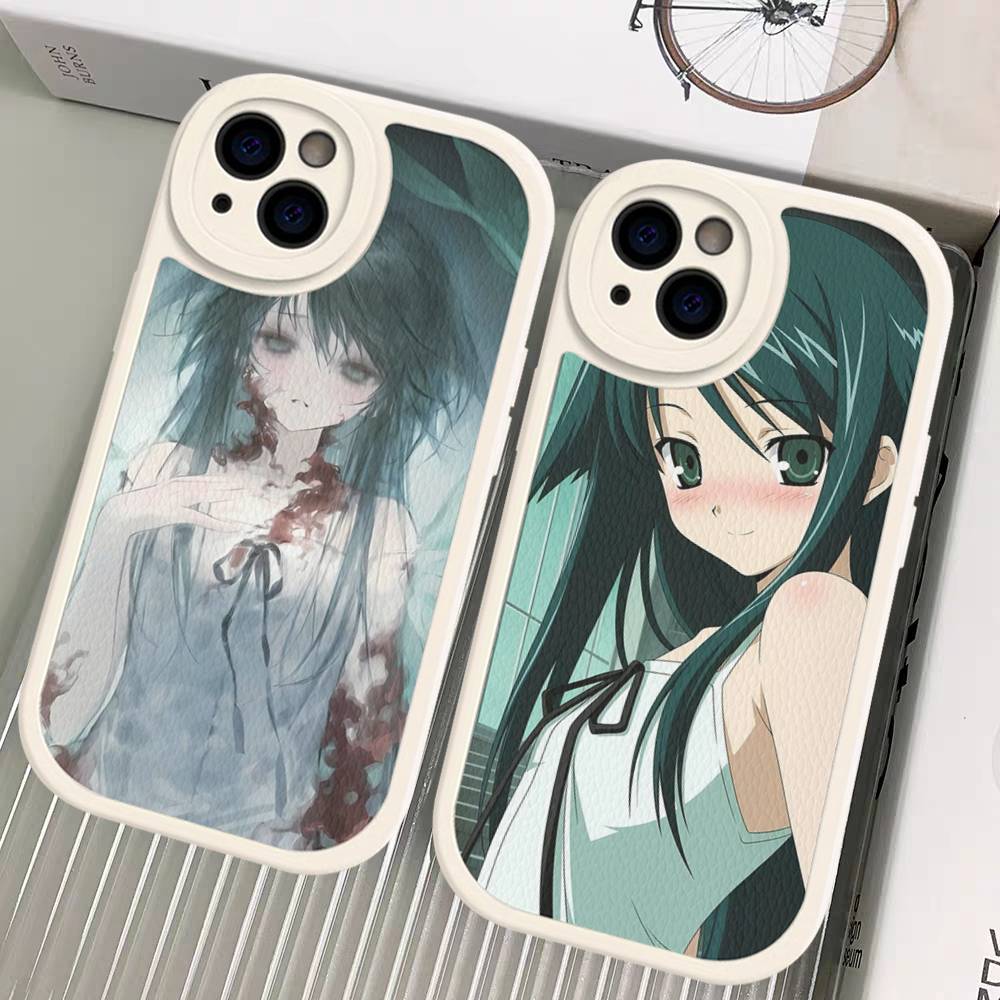 Horror Saya No Uta Game Phone Case For IPhone 16 15 14 13 12 11 Pro Max Plus Leather Soft Cover