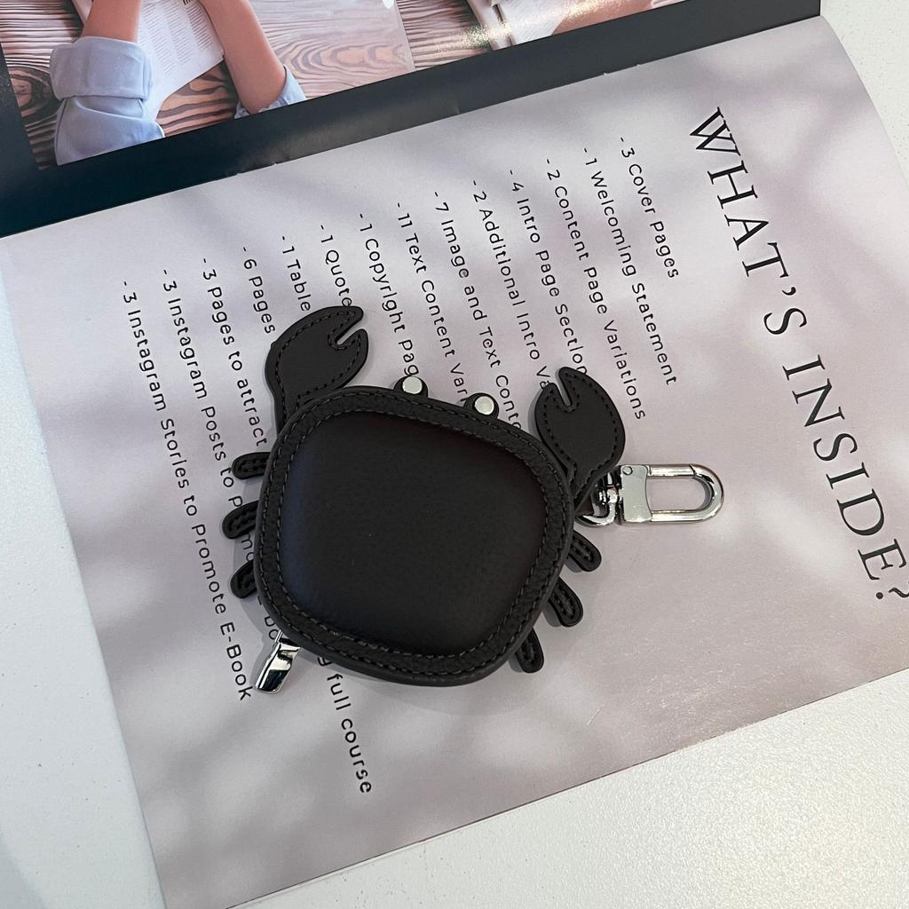 Handmade original crab bag pendant wireless bluetooth headset bag keychain change bag mouth red envelope car hanging