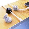 6pcs/9pcs Adjustable Desktop Cable Organizer Adhesive Cord Cable Organizer  Wire Organization