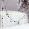 1Meter Crystal Beaded Chain Cross Butterfly Flower Charm Link Chain Copper Chains for DIY Necklace Bracelet Cloth Jewelry Making