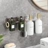 Wall Mounted Bathroom Storage Rack Creative Lotion Dispenser Holder  Bathroom Supplies