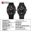 OFNS Men's Luminous Alloy Quartz Watch - Waterproof with Single Calendar.