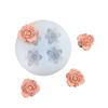 Silicone Chocolate Moulds Curled Rose Shaped Candy Molds Baking Tools Non-stick Silicone Material for Kitchen DIY Baking