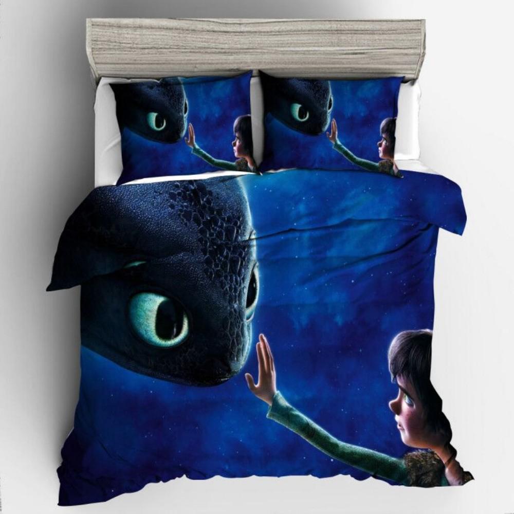 Movie Cartoon Animal 2021 New Three-Piece Quilt Cover