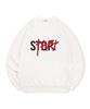 TOPBOY [Non-Fleece Or Fleece-Lined] Start Printed Sweatshirt (Type A)