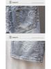 2024 Men's Trendy Loose Straight Denim Shorts: Mid-Length Youth Breeches