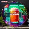 Segno in Latta Metallico Birra Decorazione Murale 20x30cm