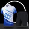 Ensemble de Sport Respirant à Séchage Rapide Unisexe: Polo et Pantalon Long avec Logo Personnalisé pour l'Entraînement d'Équipe