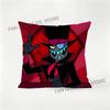 Black Flug Slys Hat Villainous Laser Pillow Case Ultra Soft Skin Friendly Fabric Cloud Like Comfort  Concealed Zipper