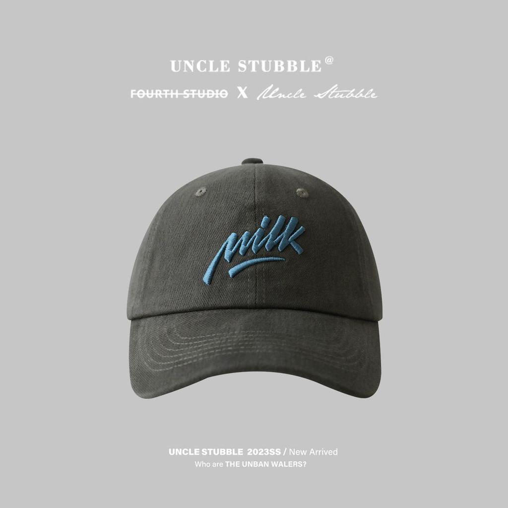 Autumn Three Dimensional Embroidered Baseball Cap Korean Style Student Couple Versatile Hat Wide Brim Soft Top Baseball Cap Men and Women