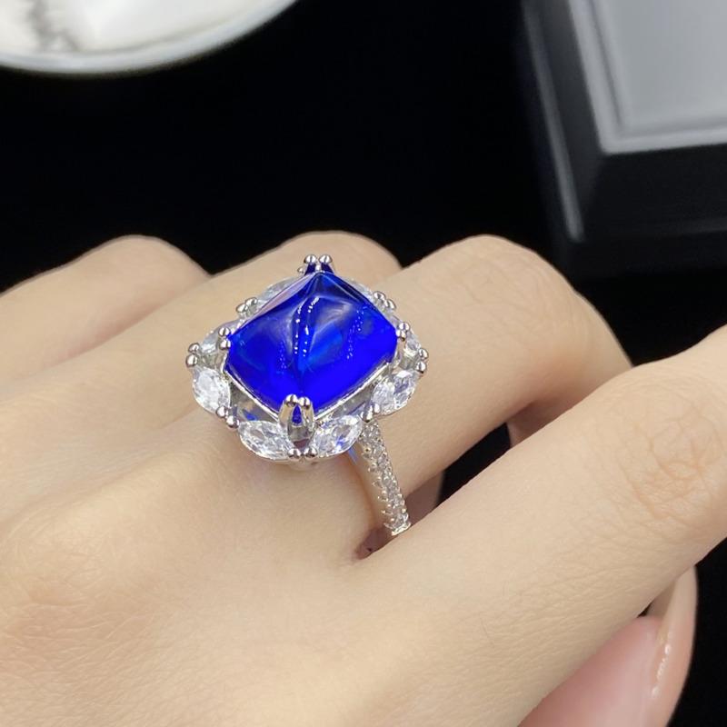 

BELLA BOX Комплект из сережек-колье с полым дном в виде сахарной башни, инкрустированной синим цирконием, для женщин No.3 синий