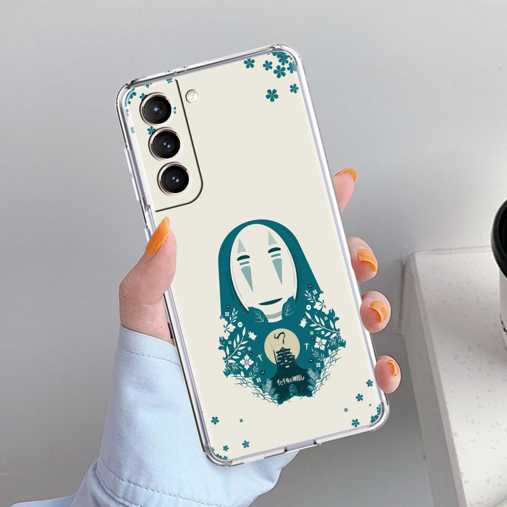 

Прозрачный мягкий чехол для Samsung Galaxy S20 FE S21 Ultra S10 Plus S10e S9 S8 Note 20 10 Lite 9, чехол для телефона, чехол в стиле аниме «Унесенные призраками» Samsung Note 9