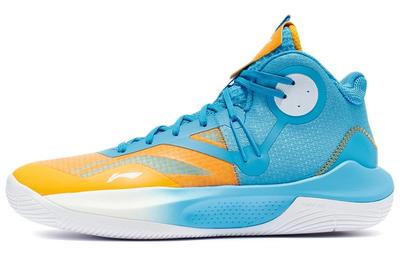 Sonic 9 Team Cushioning Slip Resistant Abrasion Resistant Coverage Support Rebound Mid Top Basketball Shoes ABPR017-12