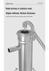 Bomba de Agua Manual de Acero Inoxidable con Manivela para Pozos