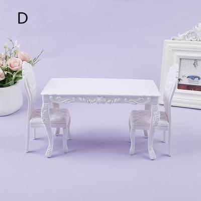 Doll House 1:6 Kitchen Furniture Dining Table Chair Computer Office Desk Chair