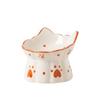 Ceramic Dogs Snack Water Bowls Elevated Pet Drinking Eating Feeders  Protect Pet's Spine