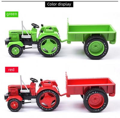 Kaidiwei 1/18 Car Model  Alloy Vintage Agricultural Tractor Farmer's Truck Diecast Toy Metal Vehicle Kids Toys Boys Christmas