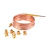 1Set M6 Thermocouple Replacement Set Universal Thread Gas Valve Induction Line Gas Stove Probe 60/90/120/150cm