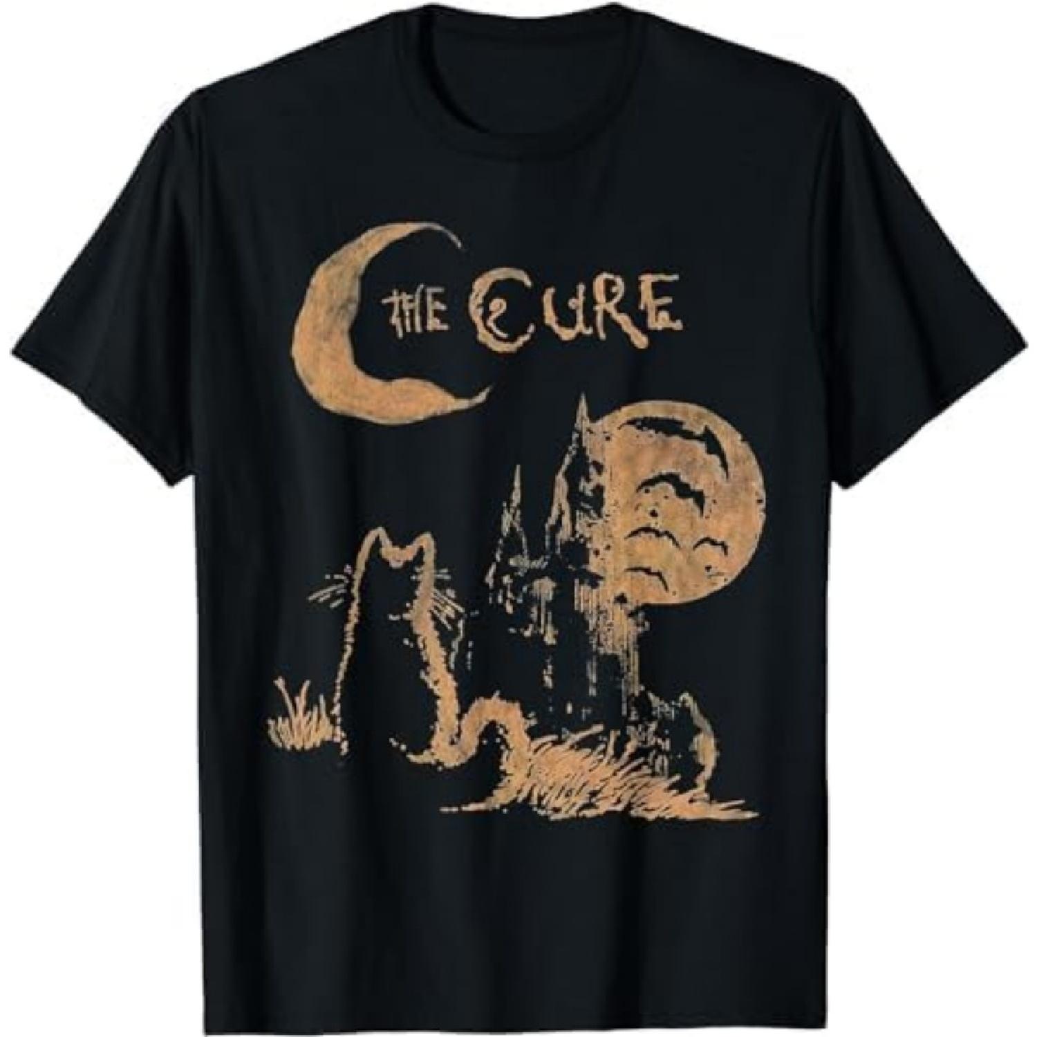 

ALzvuLg The Cure Cat Moon T-Shirt XXXXXL різнокольоровий
