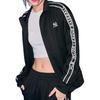 MLB New York Yankees Letter Collar Loose Shoulder Casual Jacket Unisex Jacket Black 3ATRB0434-50BKS