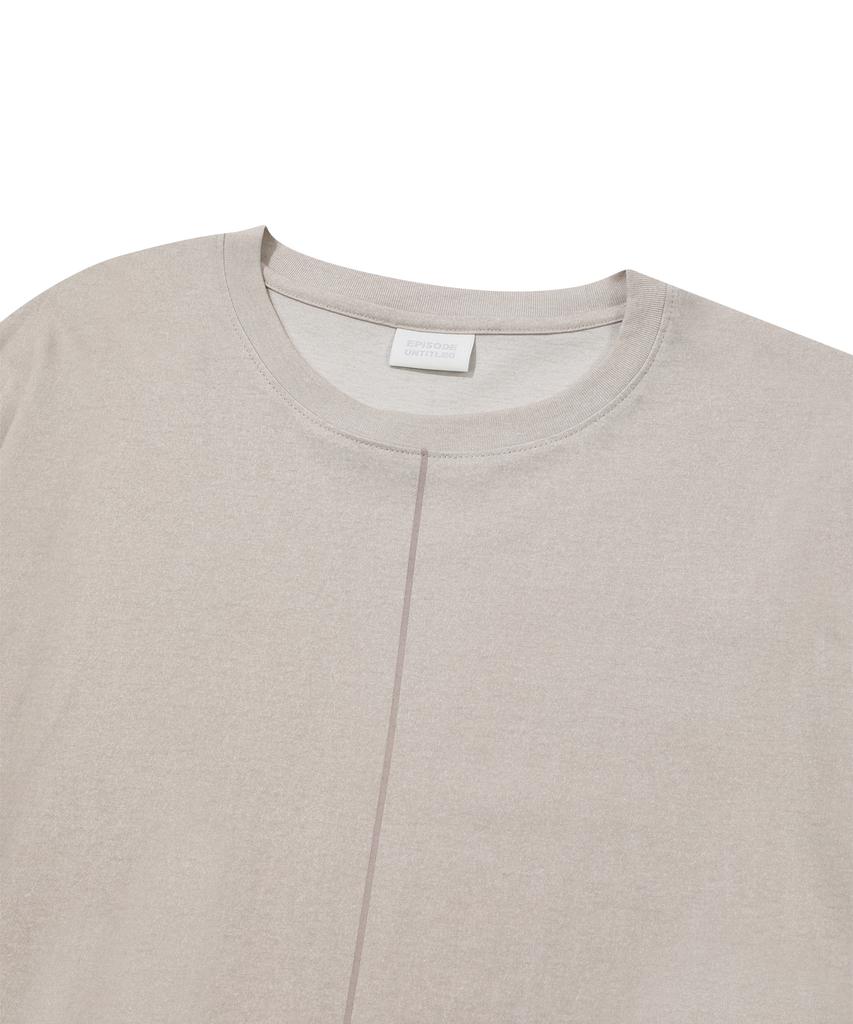 EPISODE UNTITLED Logo Printing Cutting Long Sleeves_Beige