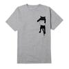 Women Cat Print T-shirt Loose Short Sleeve Blouse Casual  Pullover Tops