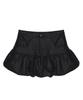 Nigaennikol Balloon Leather Mini Skirt_Black