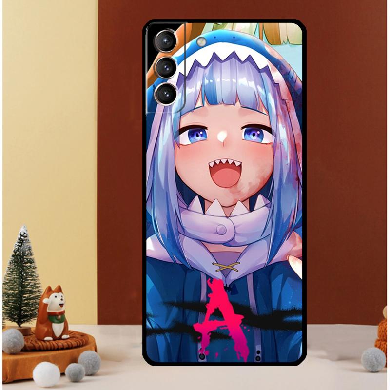 Gawr Gura Hololive Anime Case For Samsung Galaxy S26 S25 Ultra S23 S20 FE S21 S22 S24 Plus S10 S25 FE Cover Funda