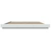 LED Bed Frame White 180 x 200 cm Engineered Wood