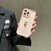 3D Gold Bear Silicone Soft Phone Case For iPhone 16 15 14 Pro Max 11 12 13 X XS XR 7 8 Plus SE  Shockproof Candy Matte Cover