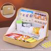 Large Capacity Medicine Bag Portable Zipper Medicine Storage Bag Dormitory Travel Data Line Medical Supplies Tote Storage Pouch