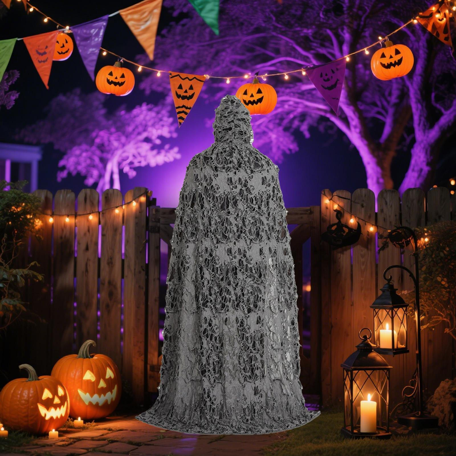 

Хэллоуинский плащ с капюшоном, карнавальный костюм, мантия с капюшоном для маскарада, ролевых игр Length 150cm