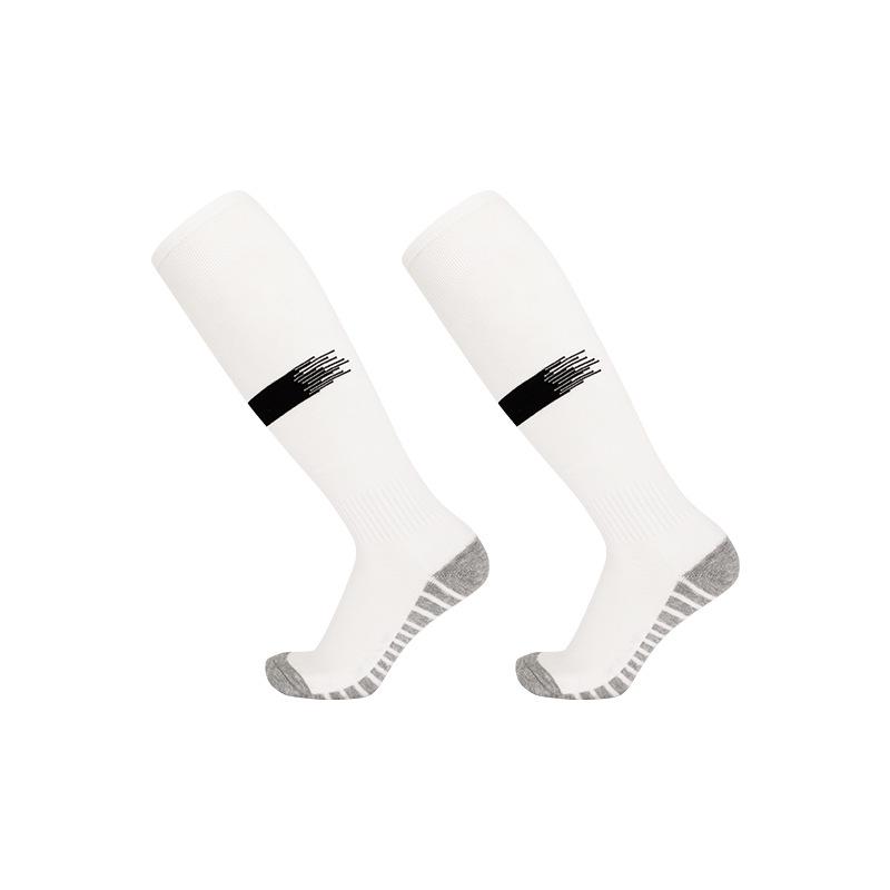 

Взрослые и детские нескользящие футбольные носки с высоким верхом - Дышащая махровая подошва, Осень/Зима, Длинные спортивные носки M (fits shoe size 34-38)