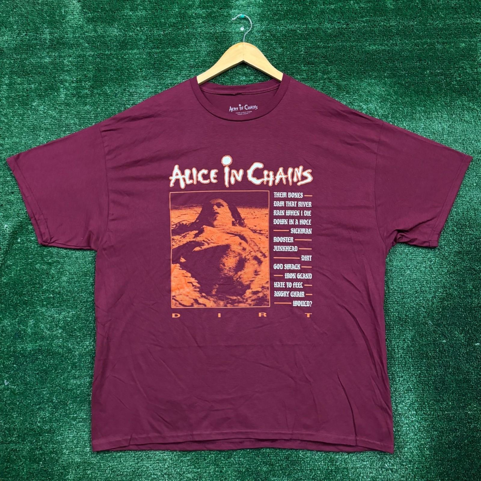 Alice In Chains Dirt Album Cover Rock Band Size XXL Unisex T-Shirt M