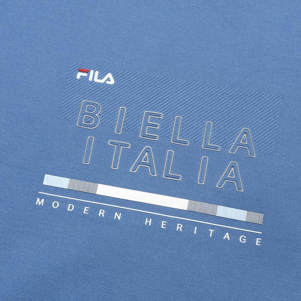 New FILA Sweatshirt Men's Serene Lake Blue F11M411211F-DB