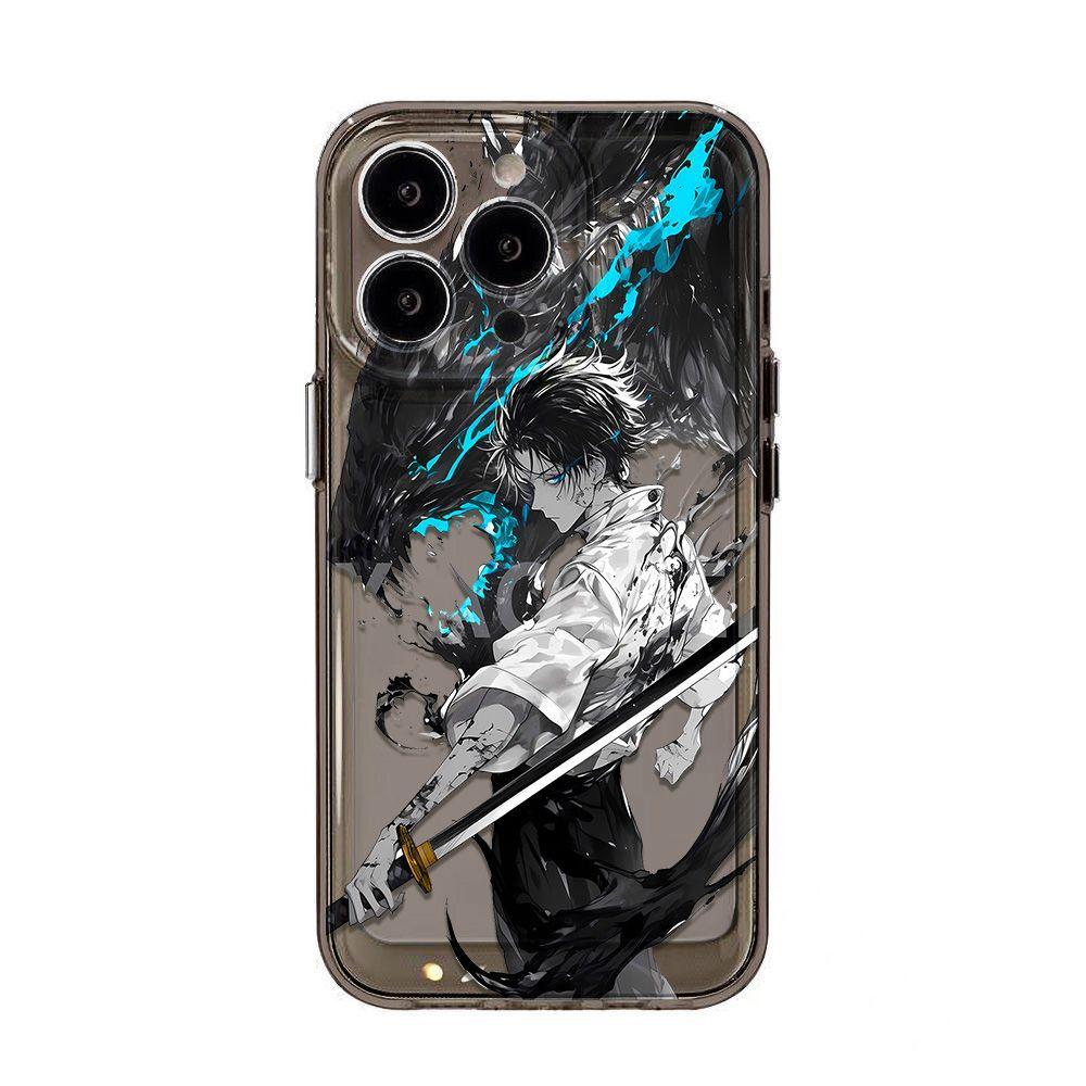 Ink and Wash Wind B Bone Worry Too Applicable iPhone17promax Apple 15 Mobile Phone Case 14/15 Transparent 16 All-inclusive X
