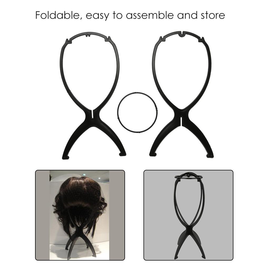 

1Pcs ABS Detachable Wig Display Support Stand Professional Holder Folding Wig Air Dry