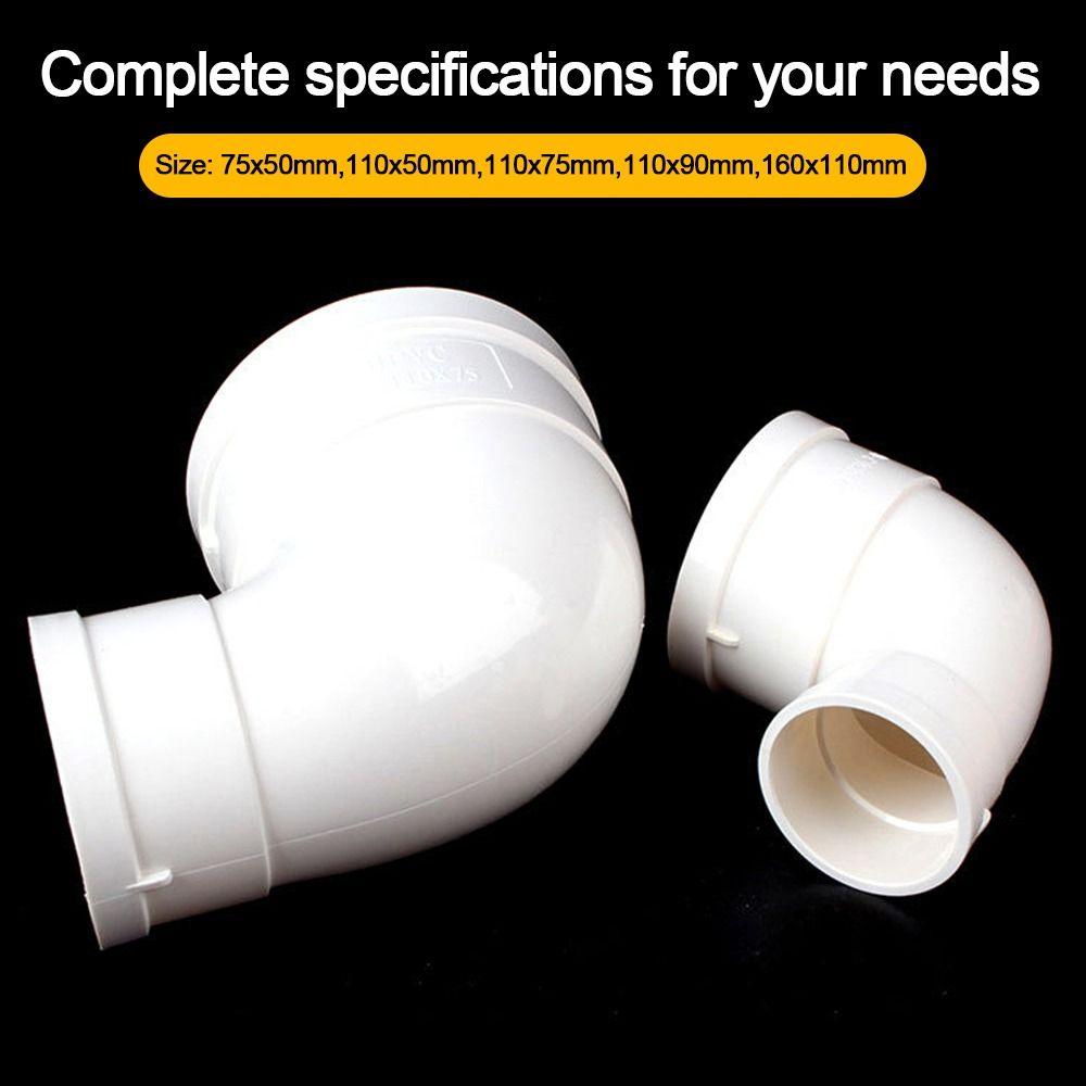 New PVC Pipe Reducing Elbow 2 Way White Pipe Fitting Corner Fittings Pipe DIY Shelf Building
