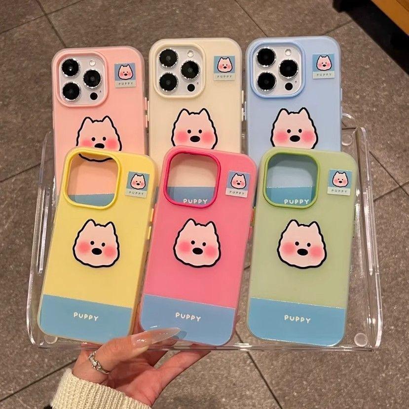 Skin Sensing Jelly Shell Two In One Suitable for Apple 16pro Mobile Phone Case IPhone 15 Protective Cover West Highland Puppy