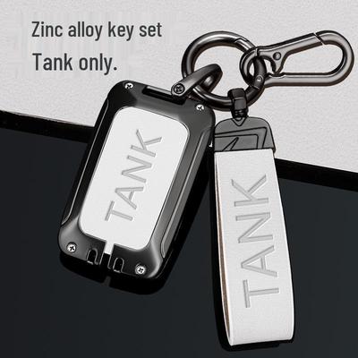 TANK 500 Key Case - Men's High-End 2023 Model with New Logo and Cyber Buckle
