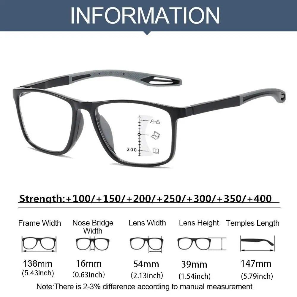 Fashion Silicone Reading Glasses Ultralight Anti-Blue Light Presbyopia Eyeglasses Women Men Far Sight Eyewear Diopters To +4.0