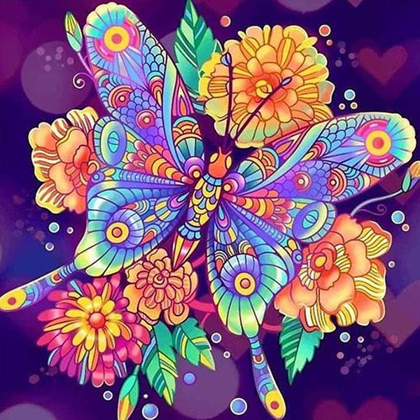 5D Diamond Mosaic Butterfly Embroidery Animal Cross Stitch Art Painting Flower Full Square Round Handmade Hobby