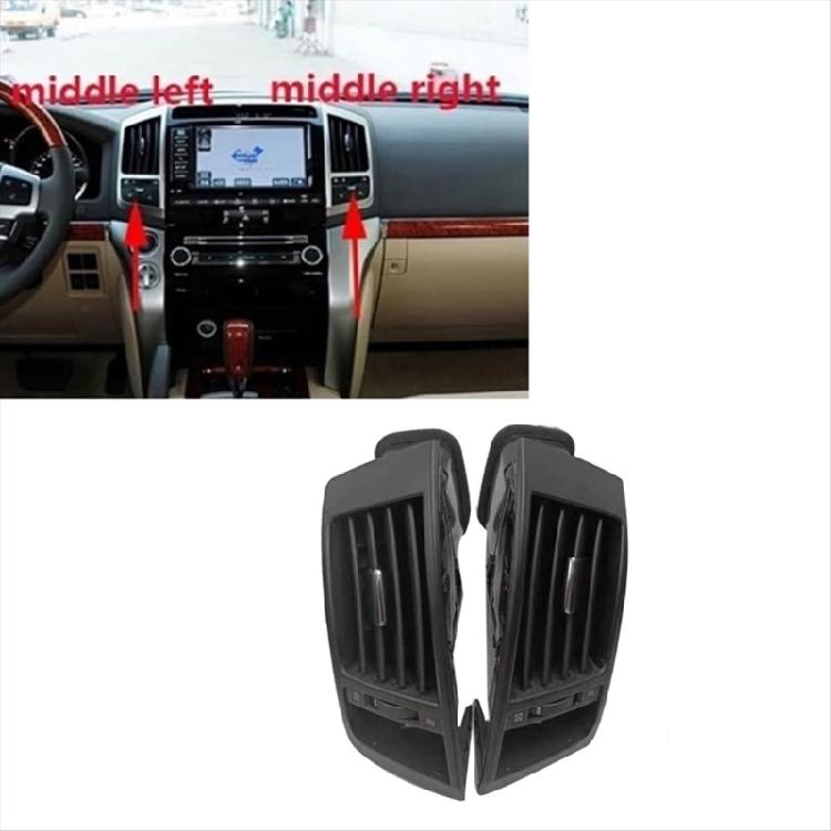 2x Efficient Center Console Air Conditioning Air Ventilation Outlet Dashboard Suitable for LC200 55670-60190 55680-60130