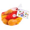 Food Product Set Hot Dog Ketchup Fries Chicken Plastic 8768