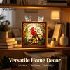 Romantic Warm Light Decor DIY Acrylic Puzzles Night Light, Hand-Assembled Jigsaw Lamp with Butterfly Decor, Atmosphere for Room Creative Handmade LED